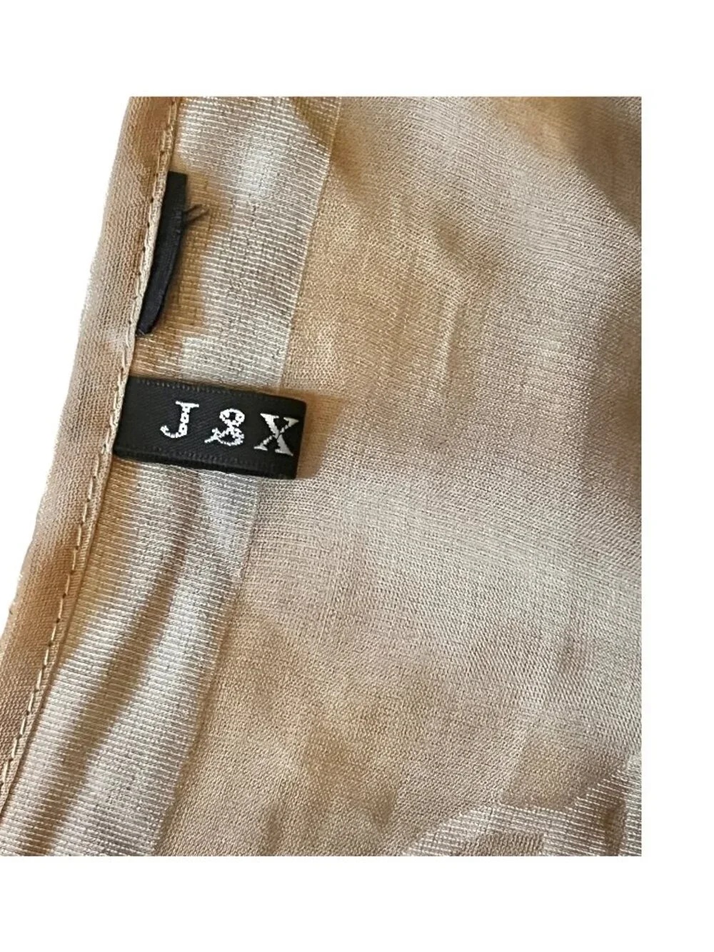 Velvet Burnout Scarf With Fringe -Brown Green Taupe Rust Cream -80